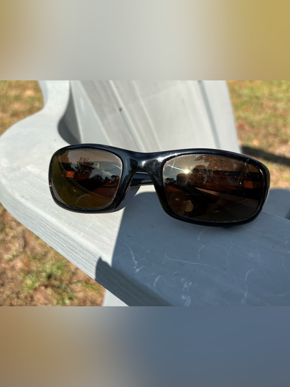 Maui Jim Stingray MJ-103-02 Polarized Sunglasses – Black – Made in Italy – AS IS